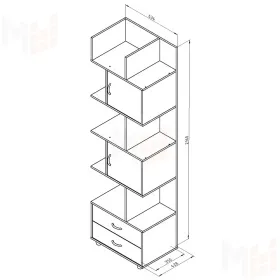 Комбинированный шкаф Дельта - 5.02