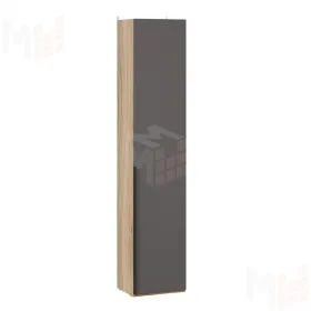 Шкаф для белья с глухой дверью Порто - СМ-393.07.211 Графит 