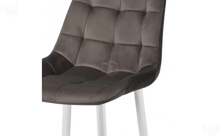 Полубарный поворотный стул Эйден Confetti stone/белый