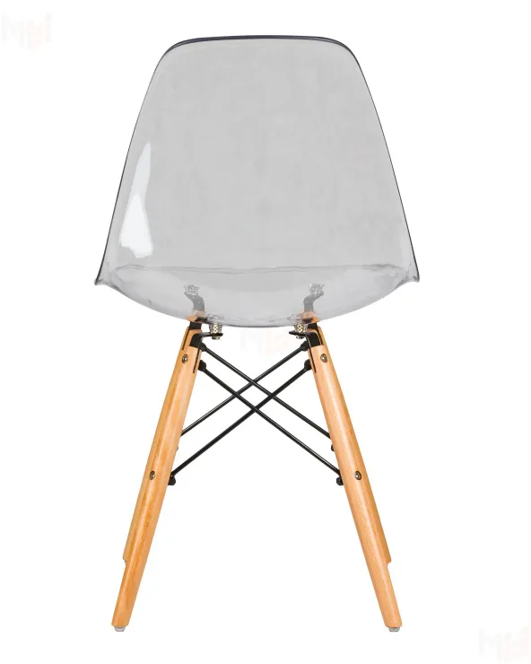 Стул обеденный DOBRIN DSW CASPER (ножки светлый бук, цвет прозрачный)