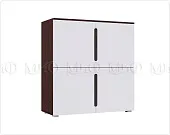 Тумба Ким 4 двери (белый/венге)