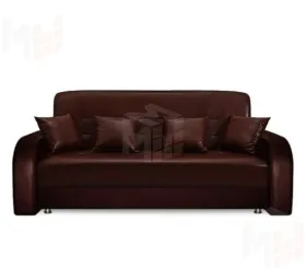 Диван книжка Престиж 120 (кожзам коричневый)