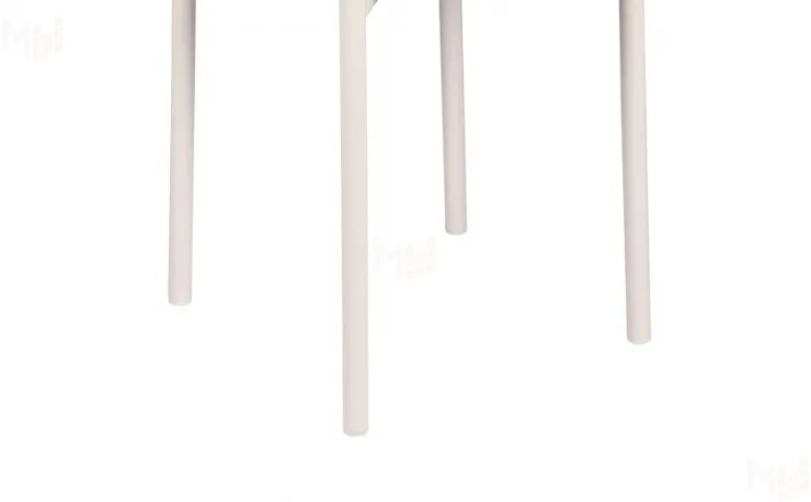 Табурет Кен Confetti latte/белый 