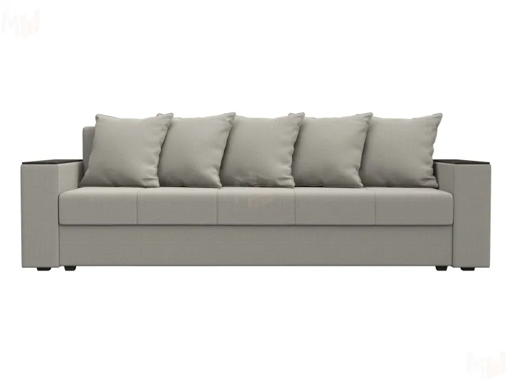 Диван прямой Дубай Лайт полки слева ( Бежевый )