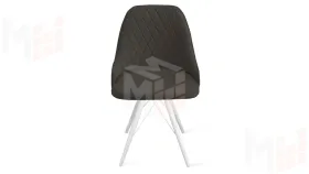 Стул Гранд К3 Белый матовый, Велюр Confetti Stone