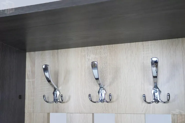 Прихожая Гретта 2 Ясень Черный/Дуб Сонома