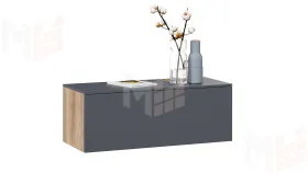 Тумба ТВ Порто ТД-393.03.12 Яблоня Беллуно, Графит софт