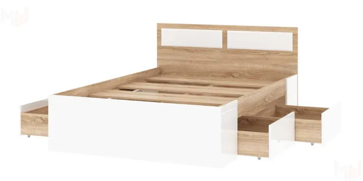 КРОВАТЬ КР-1600 4 ЯЩИКА БЕАТРИС