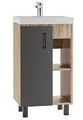 Тумба под умывальник "Фостер 50" Craft без ящика Домино