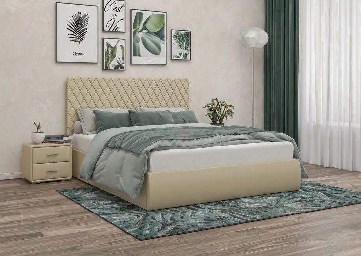Кровать Стелла Beige 160 с подъемным механизмом