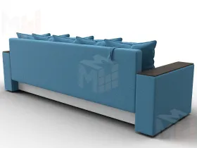 Диван прямой Дубай Лайт ( Голубой )