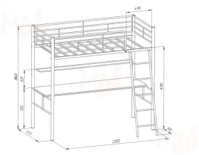Кровать-чердак Севилья - 5