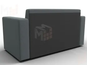 Диван прямой Лига-093 ( Амур 07 серый )