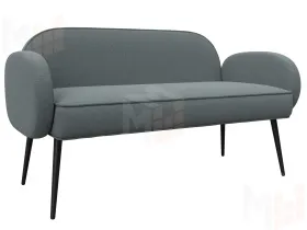 Диван прямой Лига-086 ( Амур 07 серый )