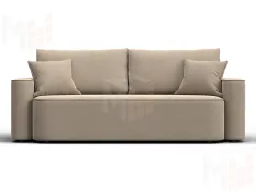 Диван прямой Лига-118 НПБ ( SEVEN 729 бежевый )