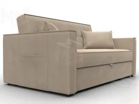 Диван прямой Лига-104 (140) ( SEVEN 729 бежевый )
