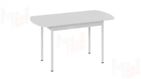 Стол обеденный Крит Белый, Белый матовый