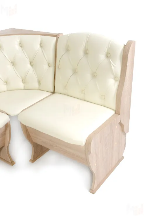 Кухонный уголок Орхидея Люкс (дуб сонома/Крем)