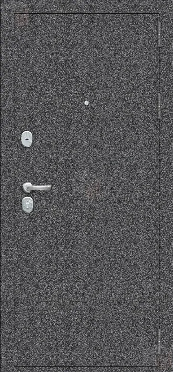 Входная металлическая дверь Тайга-9 Антик Серебряный/Царга