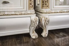 Гостиная Алсу 1+тв+2 белый глянец