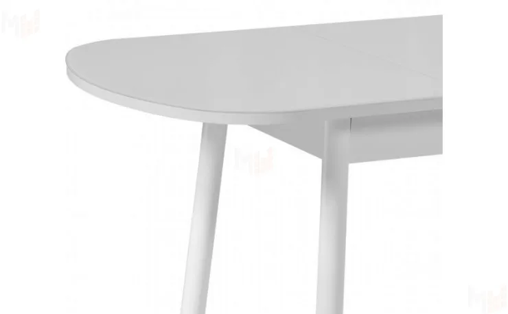 Стол раскладной стеклянный Вин 120 Белый