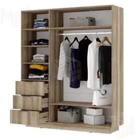 Шкаф 3х-створчатый Даллас ШК 01