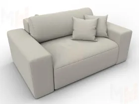 Кресло Лига-036 НПБ ( Амур бежевый )