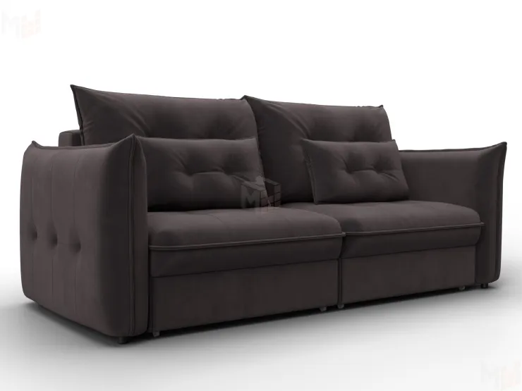 Диван прямой Лига-100 НПБ ( SEVEN 727 коричневый )