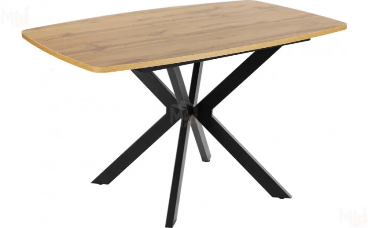 Стол раскладной Твин Лофт 130 Дуб Вотан/Черный