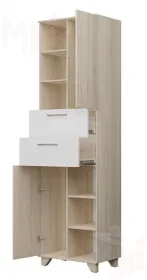 Пенал Копенгаген (дуб сонома/белый матовый)