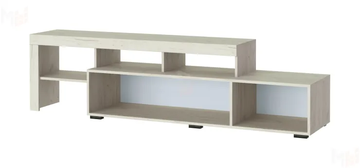 Тумба большая ТБС-2000 СОНАТА Дуб Крафт белый - Антрацит