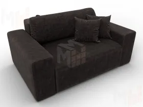 Кресло Лига-036 НПБ ( BRUT 17 коричневый )