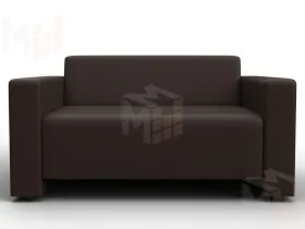 Диван прямой Лига-093 ( Коричневый )