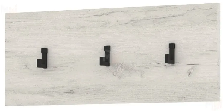 Панель с крючками ГРЕТТА  500  Дуб Крафт белый
