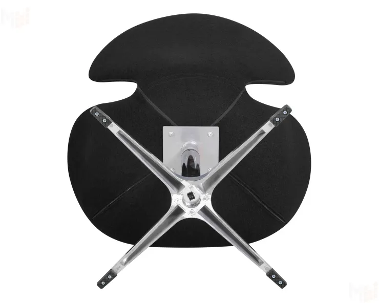 Кресло дизайнерское DOBRIN SWAN (черная ткань AF9)