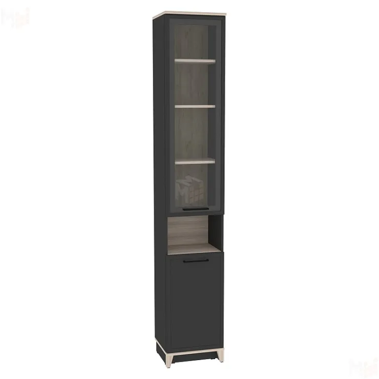 Шкаф для книг AURELIO 9 Антрацит