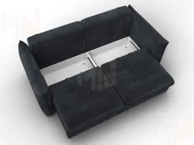 Диван прямой Лига-100 НПБ ( TOWER 11 темно-серый )