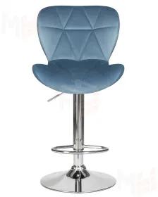 Стул барный DOBRIN BARNY (пудрово-голубой велюр (MJ9-74))