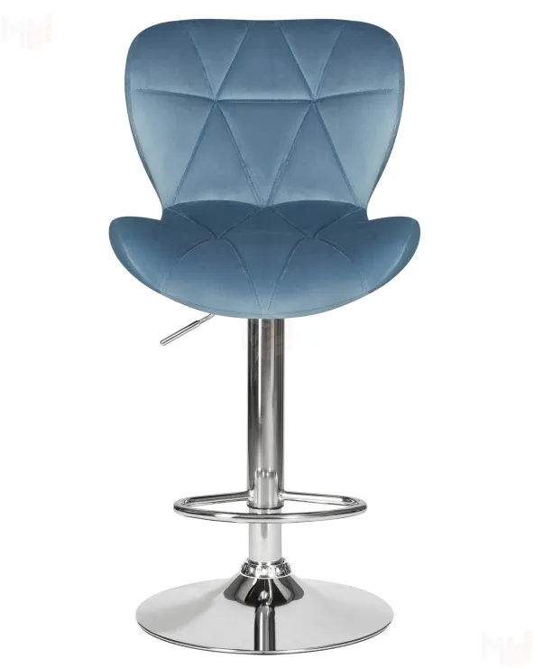 Стул барный DOBRIN BARNY (пудрово-голубой велюр (MJ9-74))