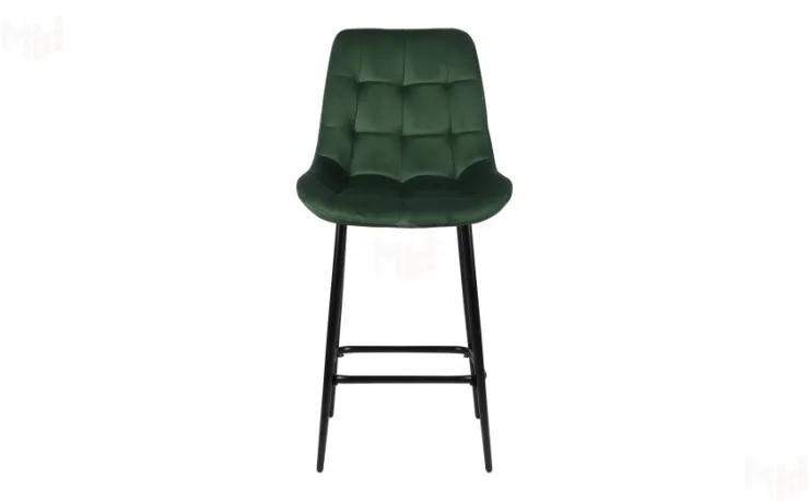 Полубарный стул Эйден Confetti deep forest/черный