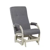 Кресло-маятник Leset Хельга (Слоновая кость/Savana Plus Mouse (серый))