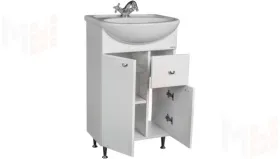 Тумба с раковиной Классик В1 55 см с верхним ящиком