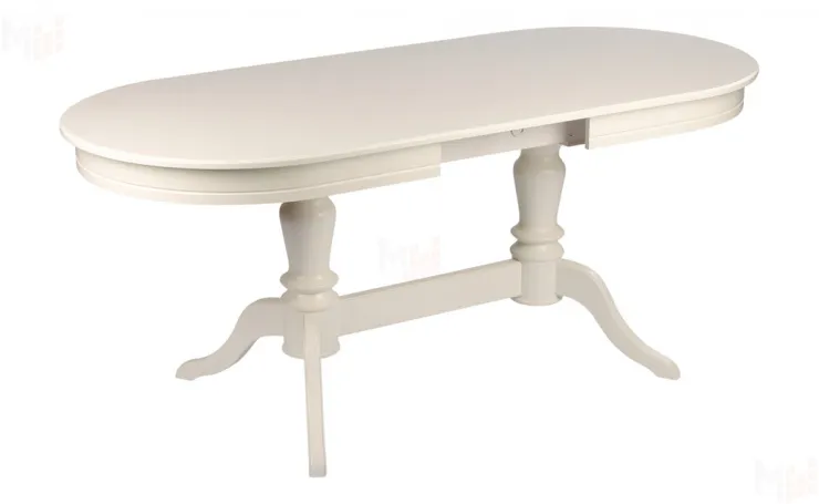 Обеденная группа стол Арей 140 Слоновая кость и 6 стульев Арктос Слоновая кость/Бежевый жаккард