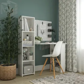 Стол компьютерный Асти-4 (белый)