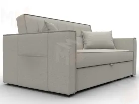 Диван прямой Лига-104 (140) ( Амур 02 бежевый )