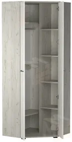 Шкаф угловой ИТАЛИЯ ШУ-800 Крафт белый