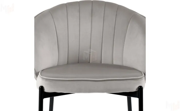 Полубарный стул Миэль silver/черный