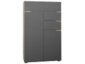 Комод Анталия (сонома/графит)