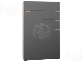 Комод Анталия (сонома/графит)