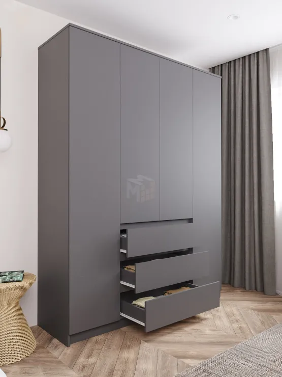 Шкаф Мори 1600.1 графит